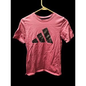 Adidas Youth T-Shirt Pink Size 10/12  (M77)‎
